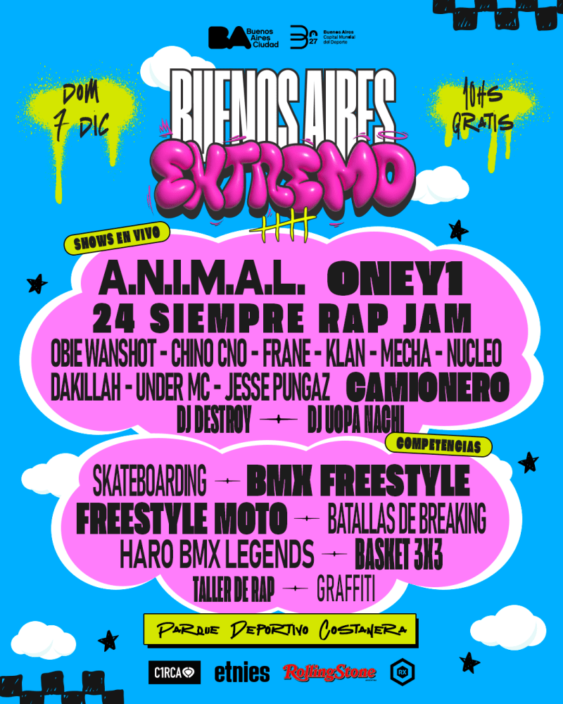 Rolling Stone presenta su propio escenario en Buenos Aires Extremo 5: mirá el line-up