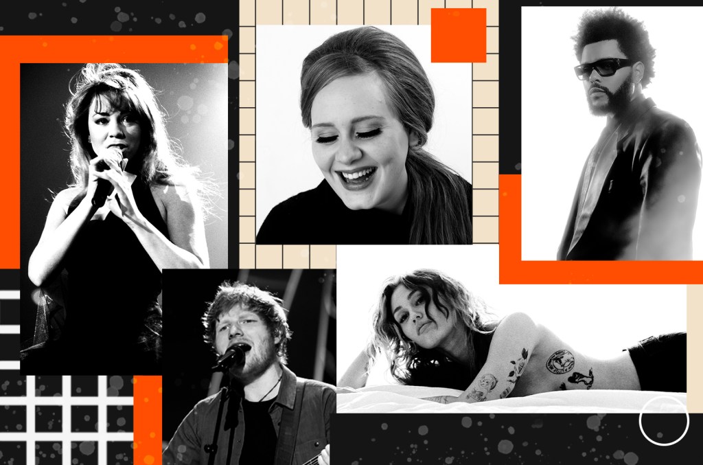 Canciones con más semanas en la cima de todas las listas Airplay de Billboard