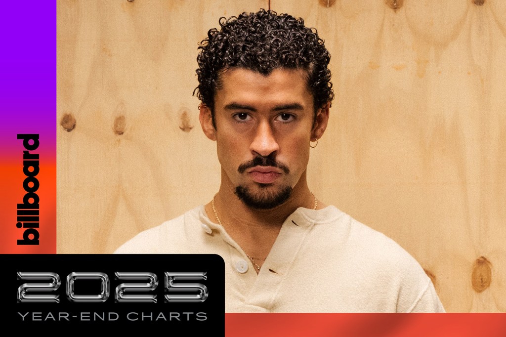 Bad Bunny controla los Top 10 de la lista de fin de año latino de Billboard 2025