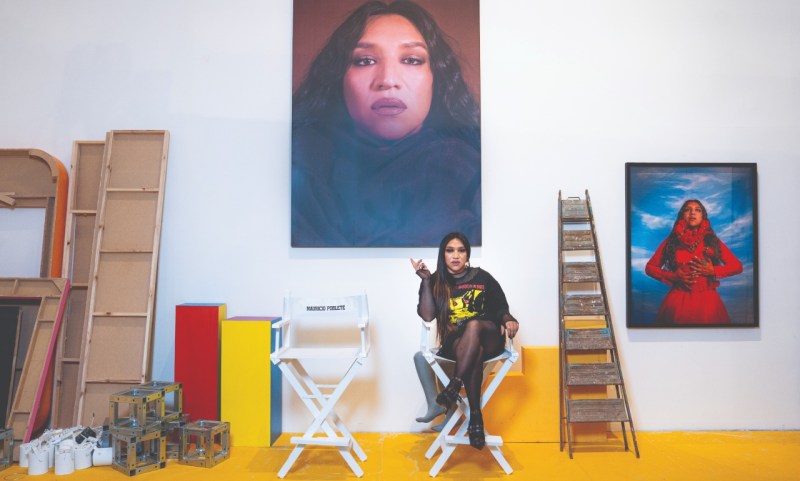 La Chola Poblete, la rollinga que se hizo artista y llegó a la Bienal de Venecia