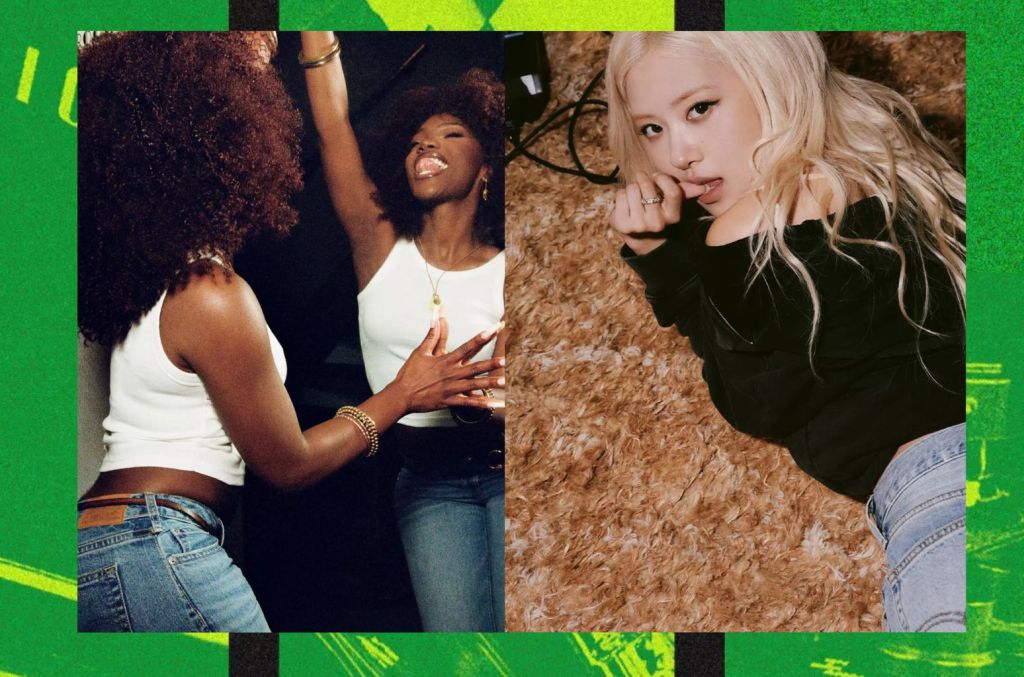 Dónde puede comprar las selecciones de Rosé & Doechii de la última campaña de Levi's