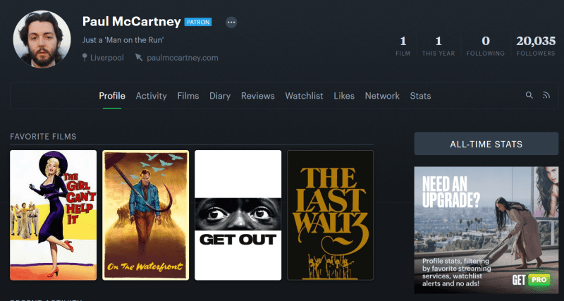 Paul McCartney reveló cuáles son sus películas favoritas: del cine clásico a Jordan Peele