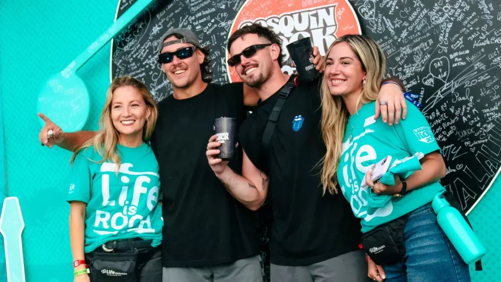 Life Seguros volvió al Cosquín Rock 2026: pausa estratégica y vuelta al pogo