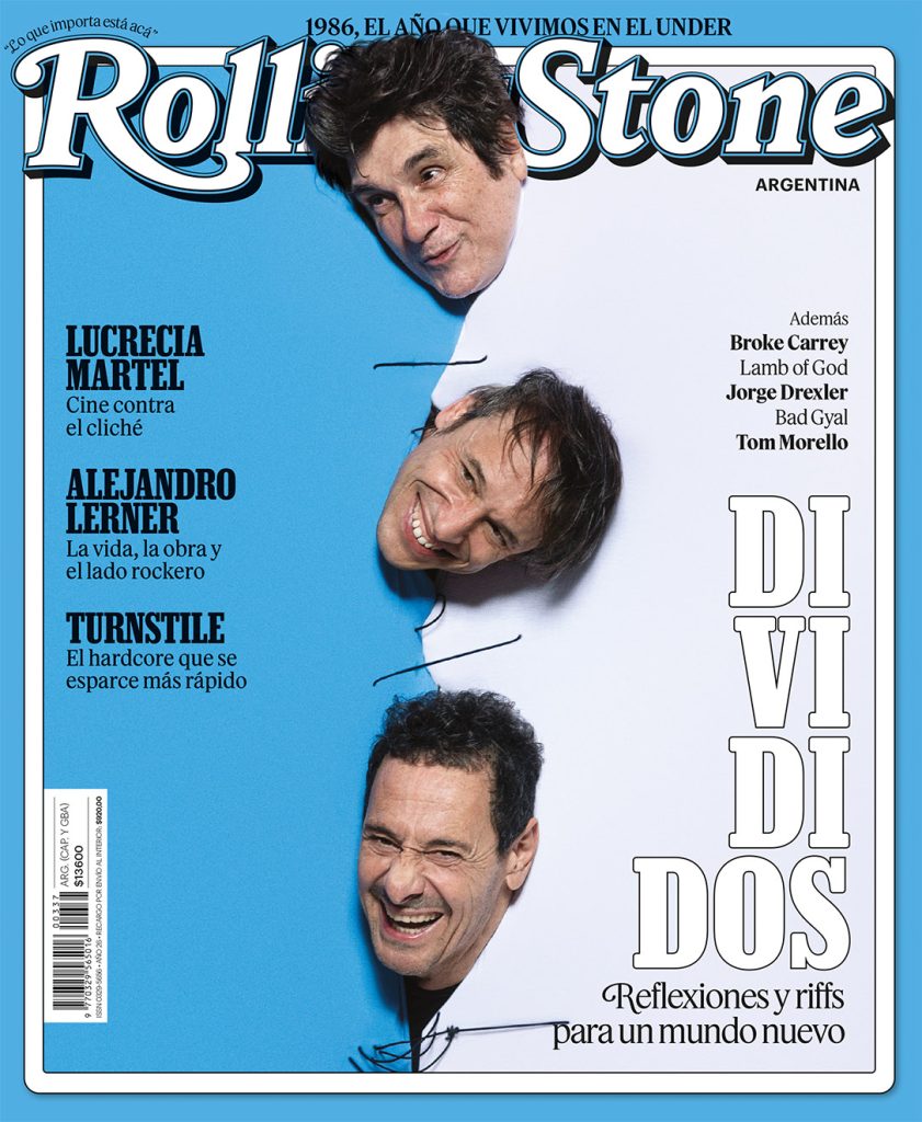 Cómo se hizo la tapa de Rolling Stone con Divididos: bandera, risas y una definición: “Parecemos los tres chiflados”