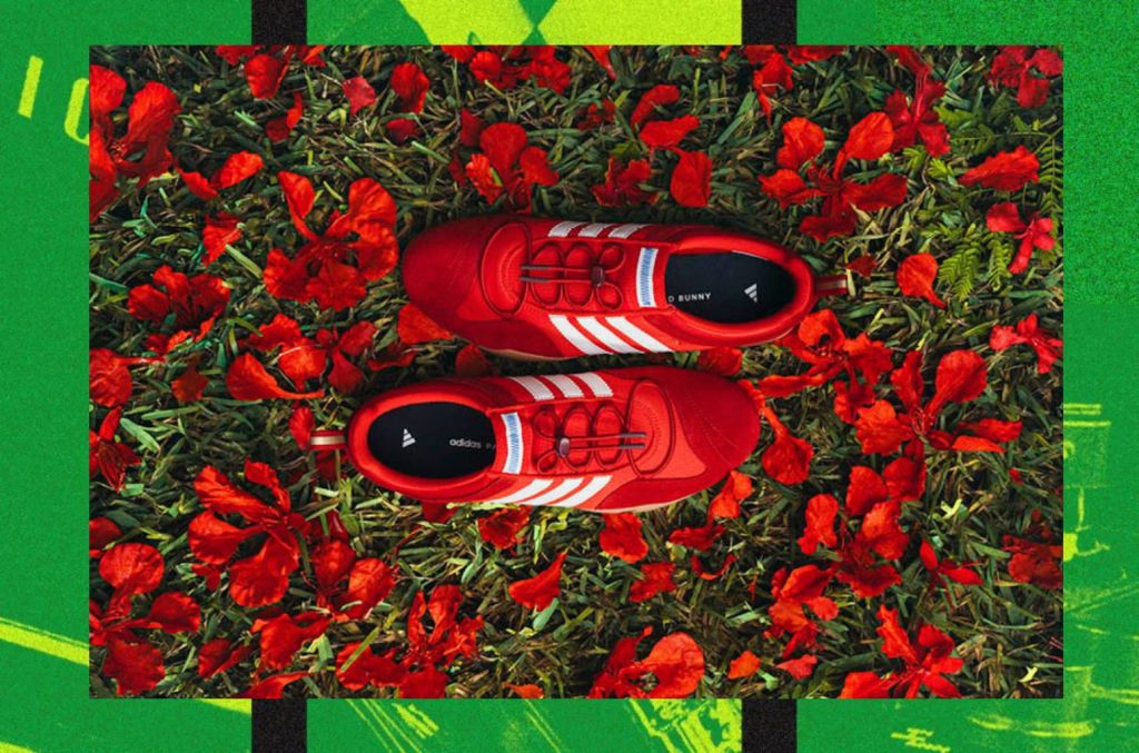 Dónde comprar en línea las nuevas zapatillas Adidas Ballerina de color rojo intenso de Bad Bunny