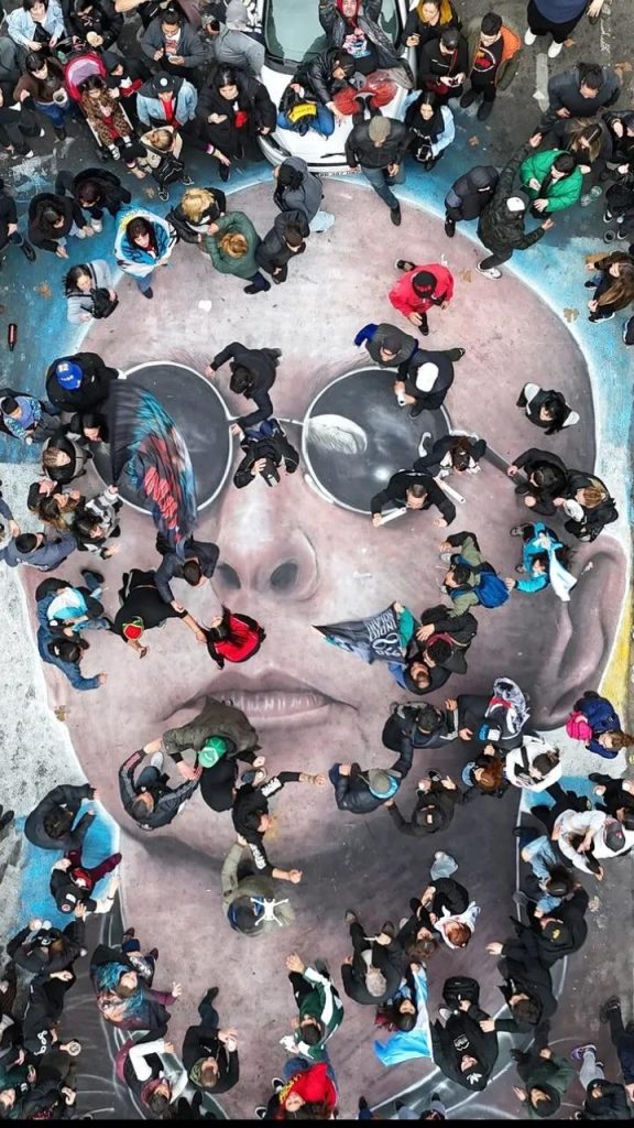 El último pogo sobre el asfalto: la historia del mural del Indio Solari que se volvió viral