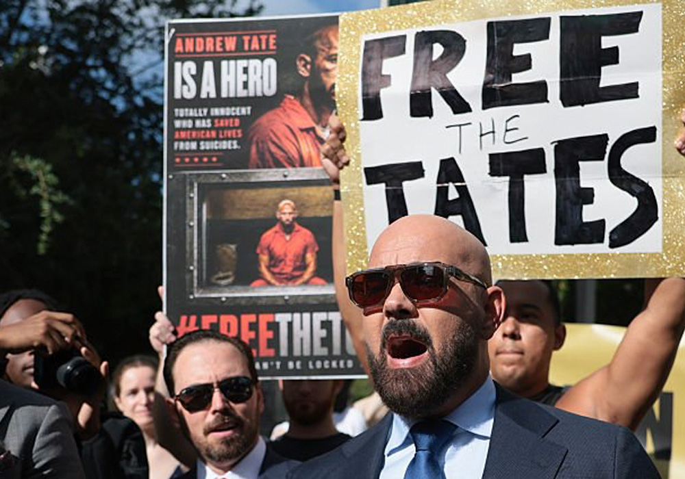 Andrew Tate y su hermano fueron acusados por la fiscalía de Rumania por delitos sexuales