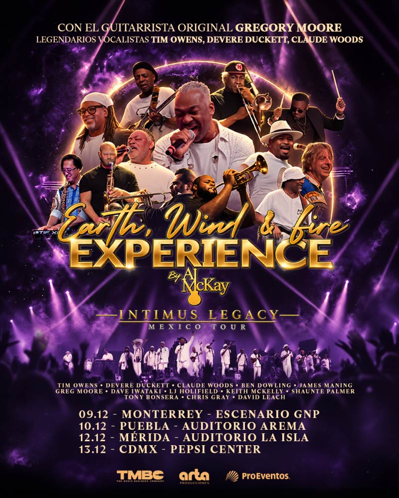 The Earth, Wind & Fire Experience by Al McKay llega a México